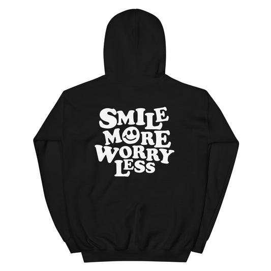 SmileMore™ Hoodie - Faded Black